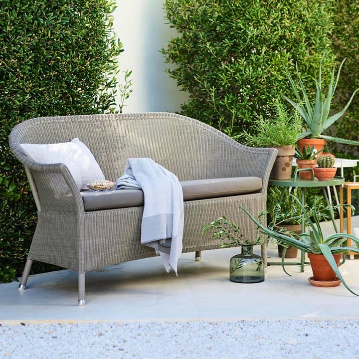 Lansing sofa 2-seater weave, Taupe Cane-line