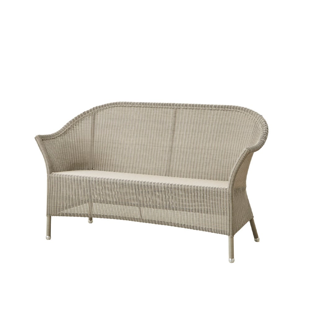 Cane-line Lansing sofa 2-seater weave Taupe | Scandinavian Design | Beige
