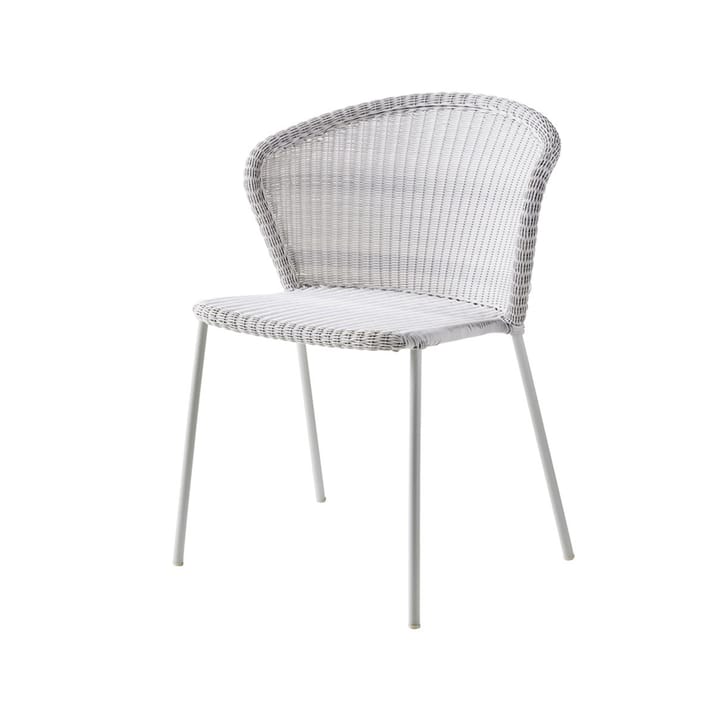 Lean chair - White grey, Cane-Line weave - Cane-line