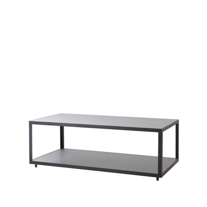 Level coffee table ceramic 62x122 cm - Light grey-lava grey - Cane-line