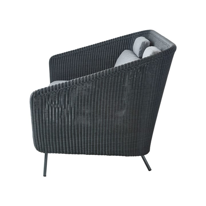 Mega 2-seater sofa - Graphic, grey cushions - Cane-line