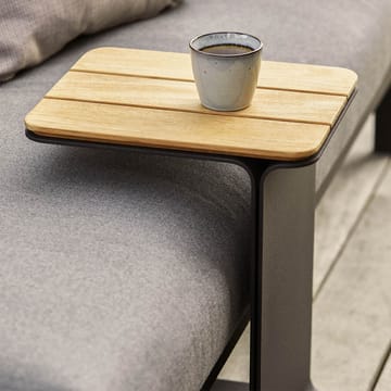 Mega side table - Teak-lava grey frame - Cane-line