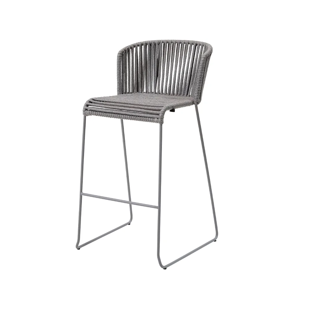 Cane-line Moments bar stool Grey | Scandinavian Design | Garden chairs | Grey