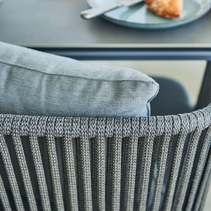 Moments stackable chair cushion, Cane-Line Natté light grey Cane-line