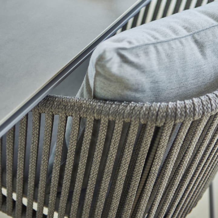 Moments stackable chair cushion, Cane-Line Natté light grey Cane-line