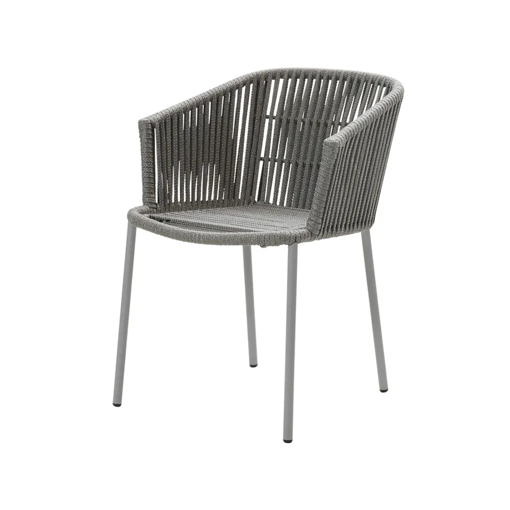 Cane-line Moments stackable chair Grey | Scandinavian Design | Garden chairs | Grey