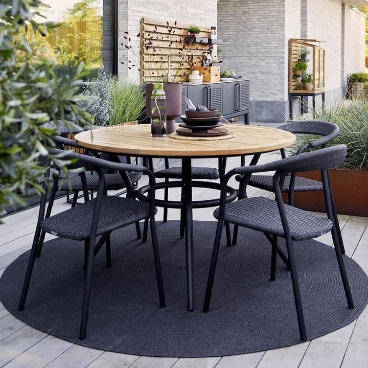 Noble chair, Dark grey Cane-line