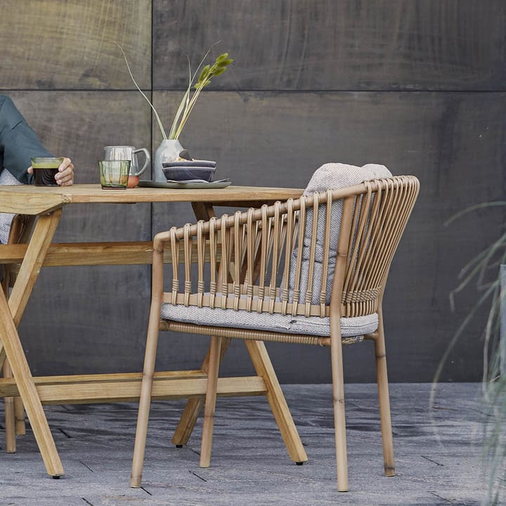 Ocean armchair aluminum, Natural Cane-line