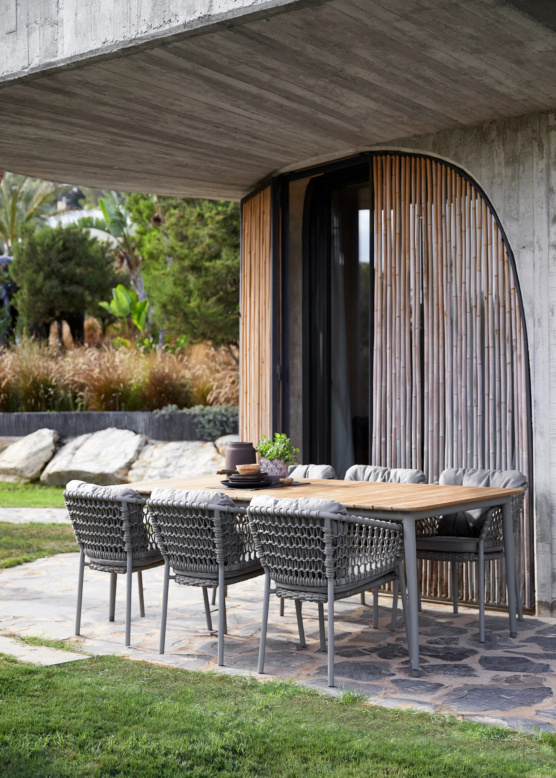 Ocean armchair soft rope, Sand Cane-line