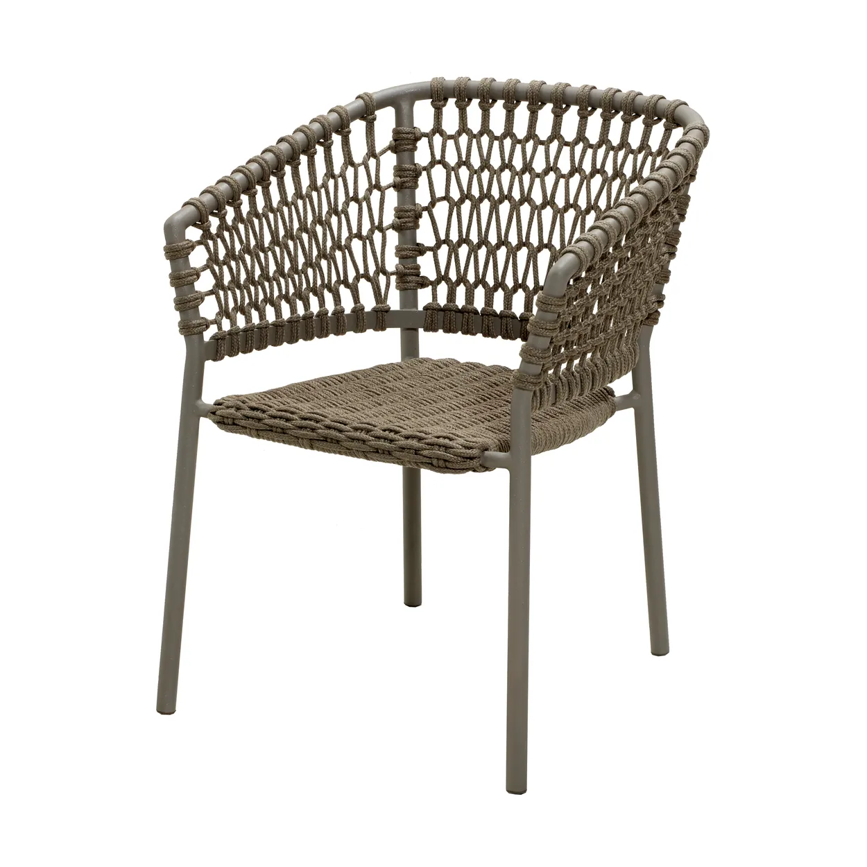 Cane-line Ocean armchair soft rope Taupe | Scandinavian Design | Garden chairs | Beige