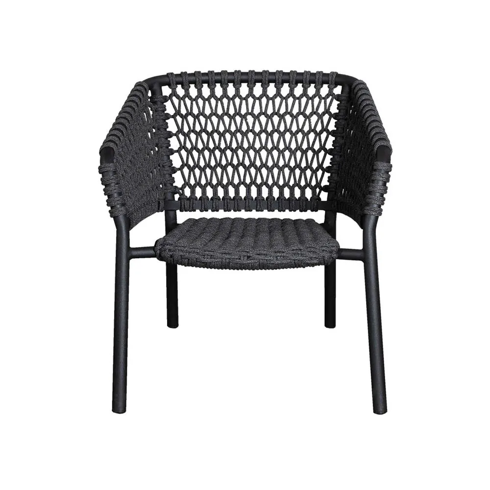 Ocean lounge armchair, Dark grey Cane-line