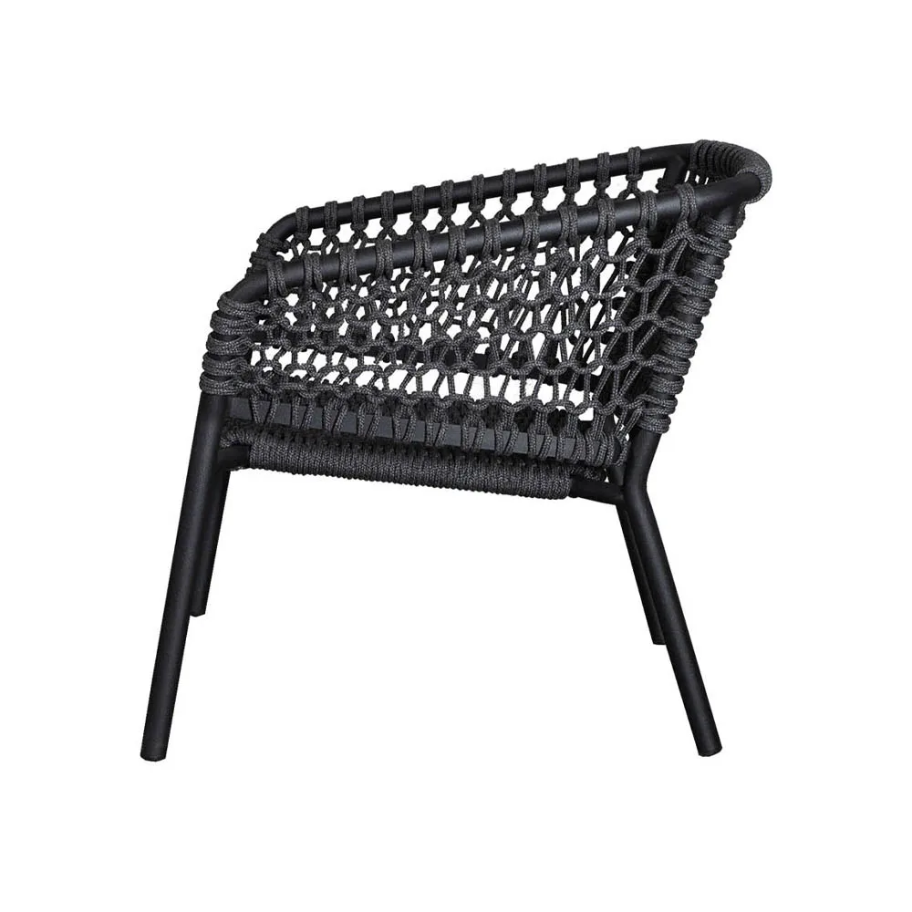 Ocean lounge armchair, Dark grey Cane-line