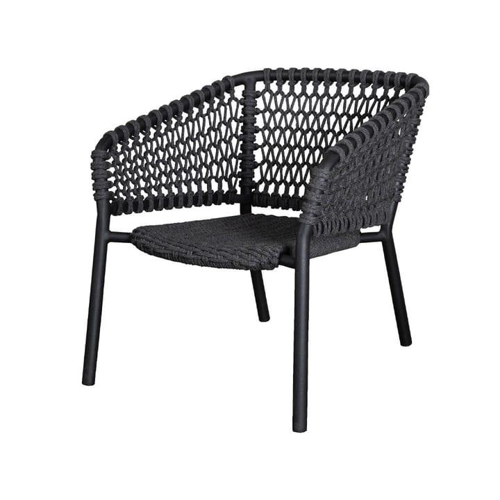 Ocean lounge armchair - Dark grey - Cane-line