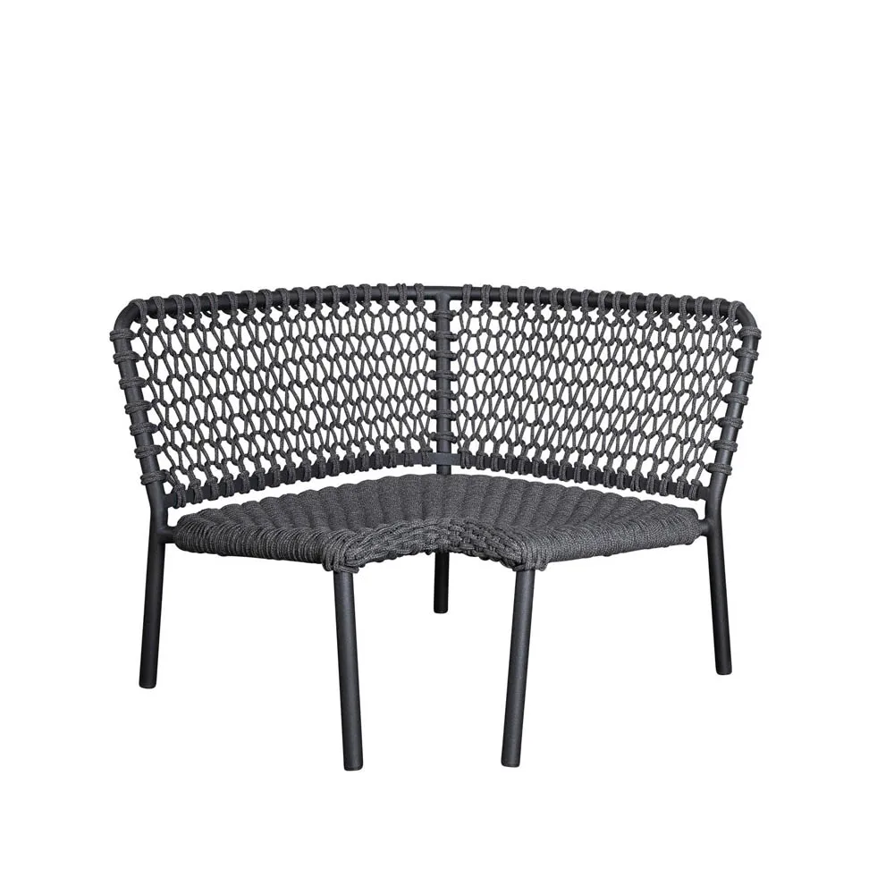 Cane-line Ocean modular sofa Dark grey, corner section