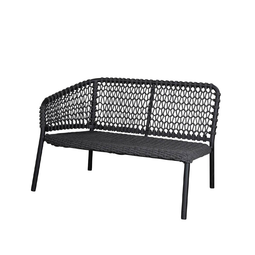 Cane-line Ocean modular sofa Dark grey, right | Scandinavian Design | Grey