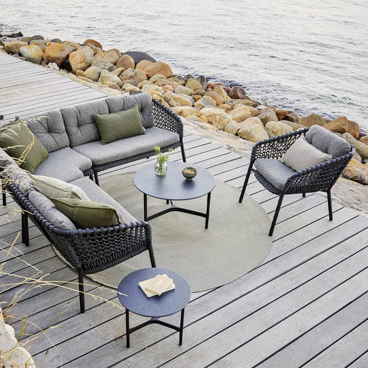 Ocean modular sofa, Dark grey, single Cane-line