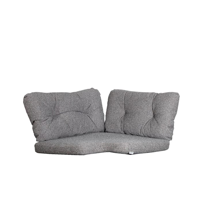 Ocean seat cushion - Cane-Line wove dark grey, corner section - Cane-line