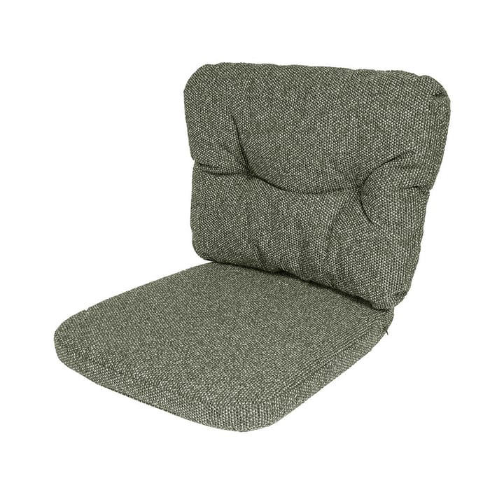 Ocean/Basket/Moments cushion set chair - Wove dark green - Cane-line