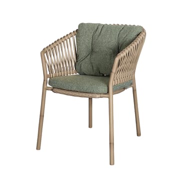 Ocean/Basket/Moments cushion set chair - Wove dark green - Cane-line