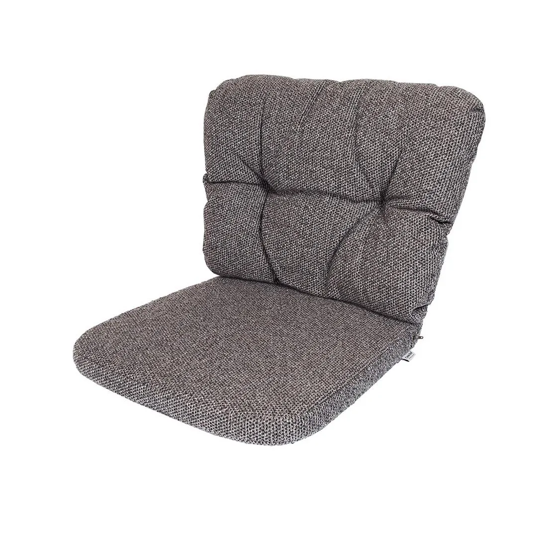 Ocean/Basket/Moments cushion set chair, Wove dark grey Cane-line