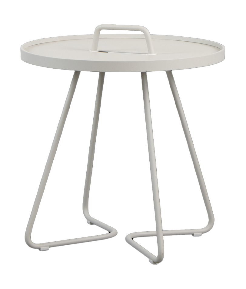Cane-line On the move table Ø44 cm Sand | Scandinavian Design | Garden tables | Beige