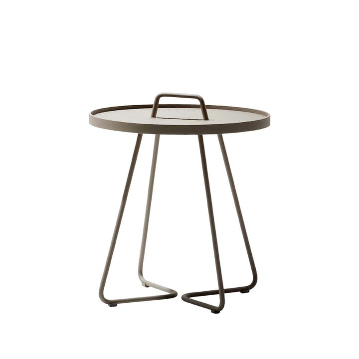 On the move table Ø44 cm - Taupe - Cane-line