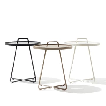 On the move table Ø52 cm - Light grey - Cane-line