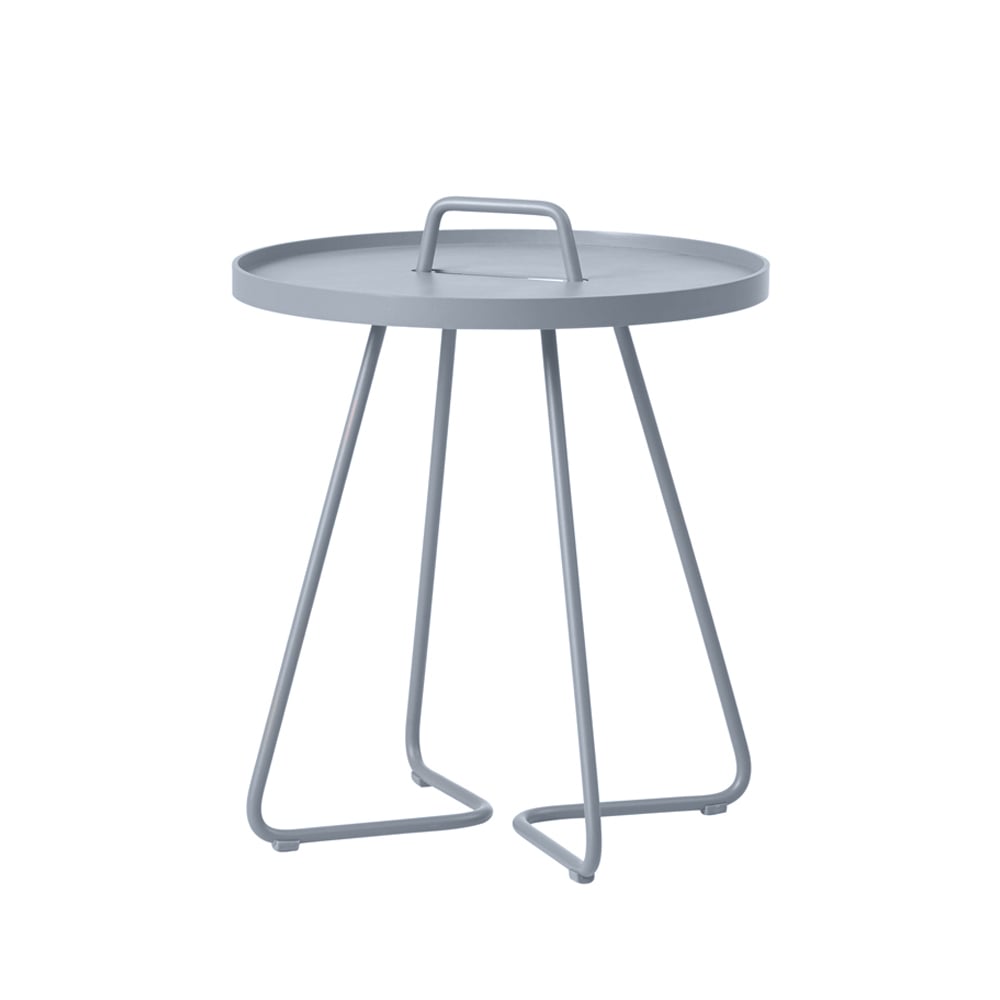 Cane-line On the move table o52 cm Light grey | Scandinavian Design | Garden tables | Grey