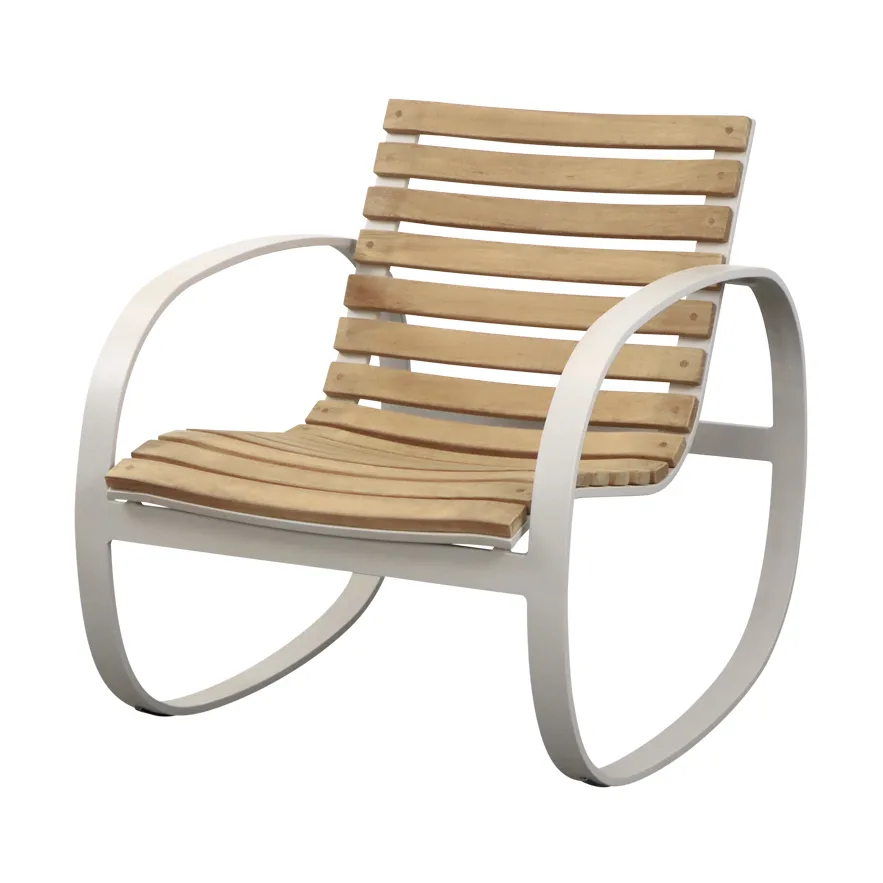 Cane-line Parc rocking chair Teak-sand | Scandinavian Design | Brown
