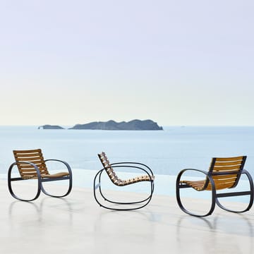 Park rocking chair - Lava grey, teak - Cane-line