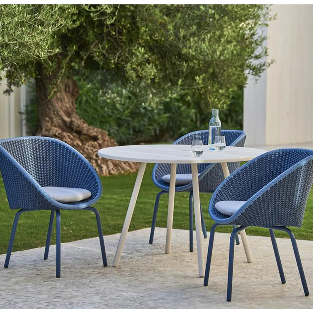 Peacock chair soft rope, Light grey, teak Cane-line