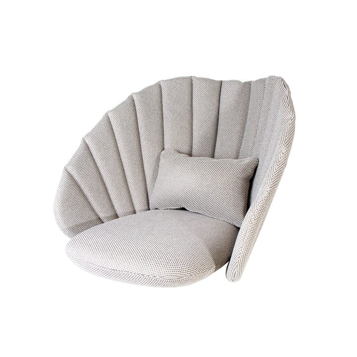 Peacock lounge armchair cushion - Cane-Line focus light grey - Cane-line