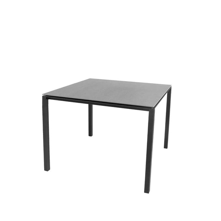 Pure dining table - Basalt grey-lava grey 100x100 cm - Cane-line