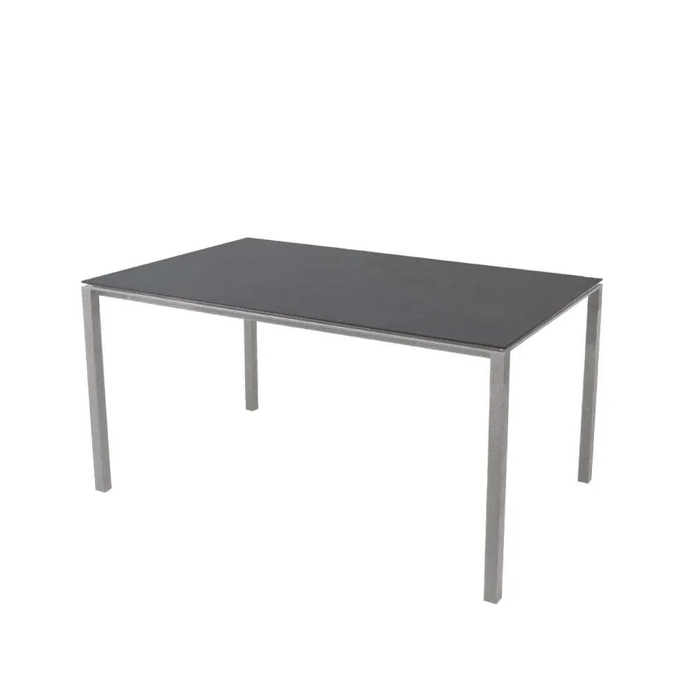Pure dining table, Basalt grey-light grey 150x90 cm Cane-line