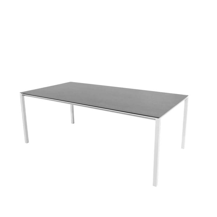 Pure dining table - Basalt grey-white 200x100 cm - Cane-line