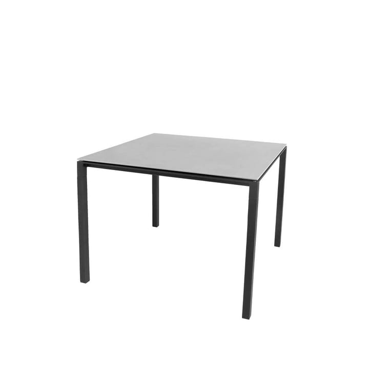 Pure dining table - Concrete grey-lava grey 100x100 cm - Cane-line