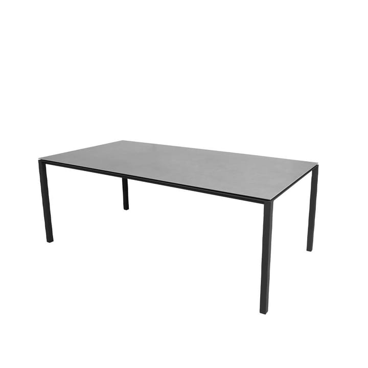 Pure dining table - Concrete grey-lava grey 200x100 cm - Cane-line