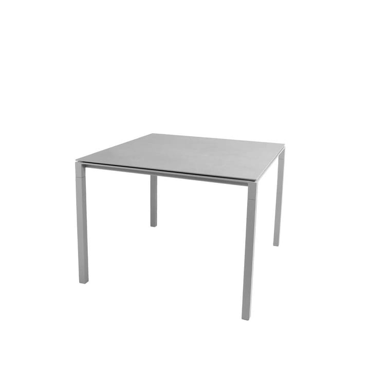 Pure dining table - Concrete grey-light grey 100x100 cm - Cane-line