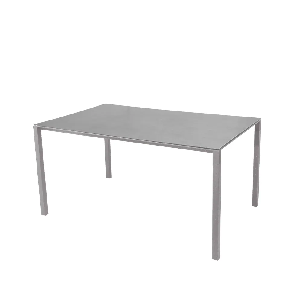 Pure dining table, Concrete grey-light grey 150x90 cm Cane-line