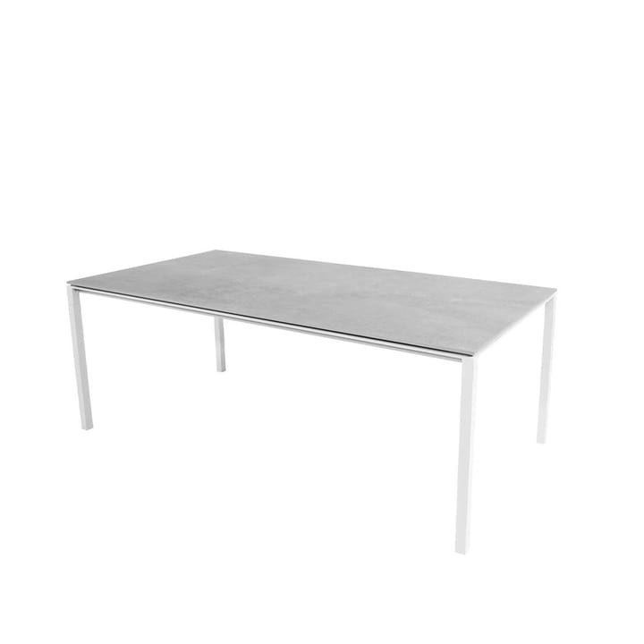 Pure dining table - Fossil grey-white 200x100 cm - Cane-line