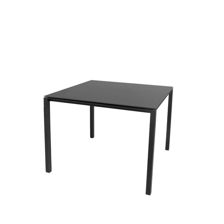 Pure dining table - Nero-lava grey 100x100 cm - Cane-line