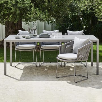 Pure dining table - Nero-lava grey 100x100 cm - Cane-line