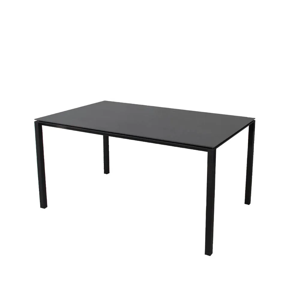 Pure dining table, Nero-lava grey 150x90 cm Cane-line