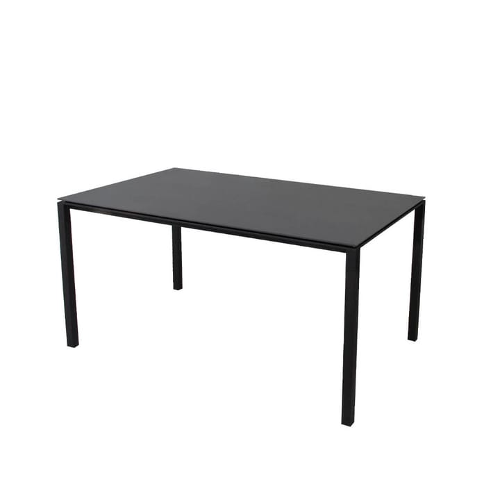 Pure dining table - Nero-lava grey 150x90 cm - Cane-line