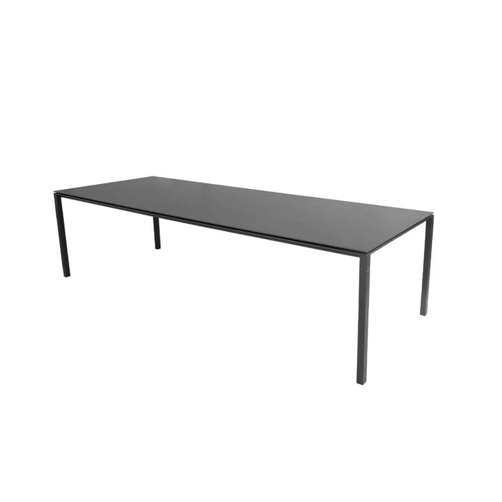 Pure dining table - Nero-lava grey 280x100 cm - Cane-line