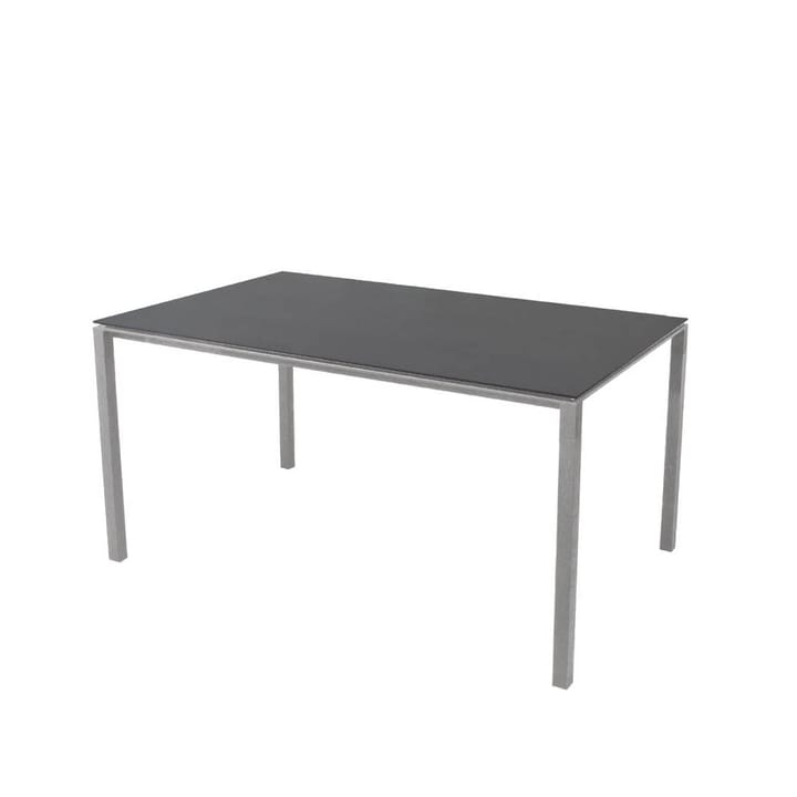 Pure dining table - Nero-light grey 150x90 cm - Cane-line