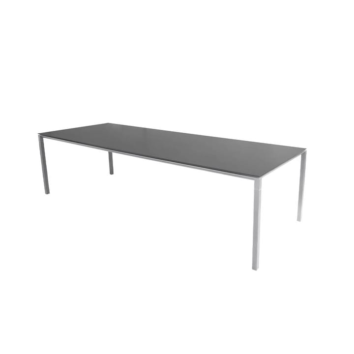 Pure dining table - Nero-light grey 280x100 cm - Cane-line