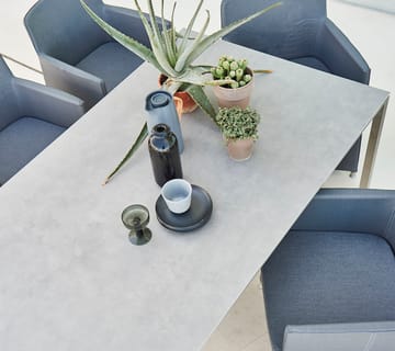 Pure table 200x100 cm Concrete grey-lava grey - undefined - Cane-line
