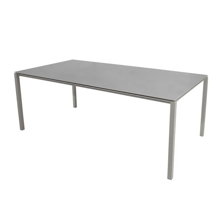 Pure table 200x100 cm Concrete grey-taupe - Table top - Cane-line