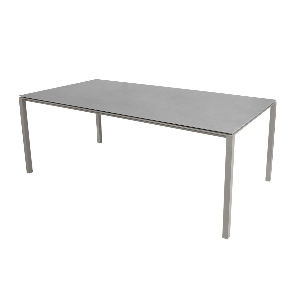 Cane-line Pure table 200x100 cm Concrete grey-lava grey